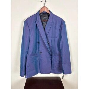 INC International Concepts Purple Shimmer Blazer Jacket Men's Slim Fit XXL